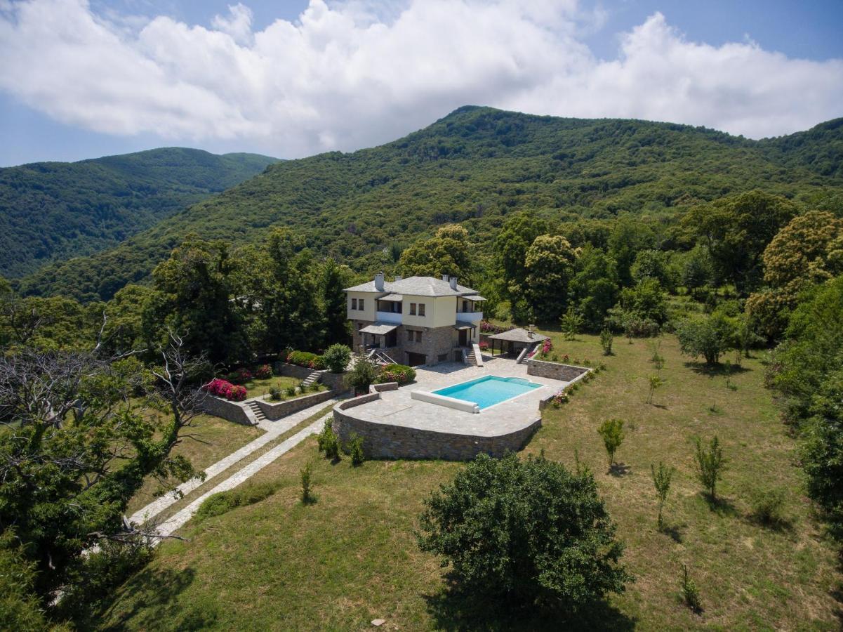 Luxury Villa With Pool In Tsagarada Luaran gambar